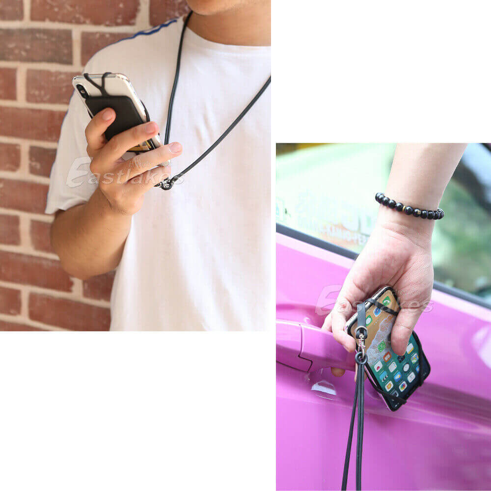 Silicone Phone Lanyard Neck Strap and Wrist Strap - Eastlakes Electronics Australia